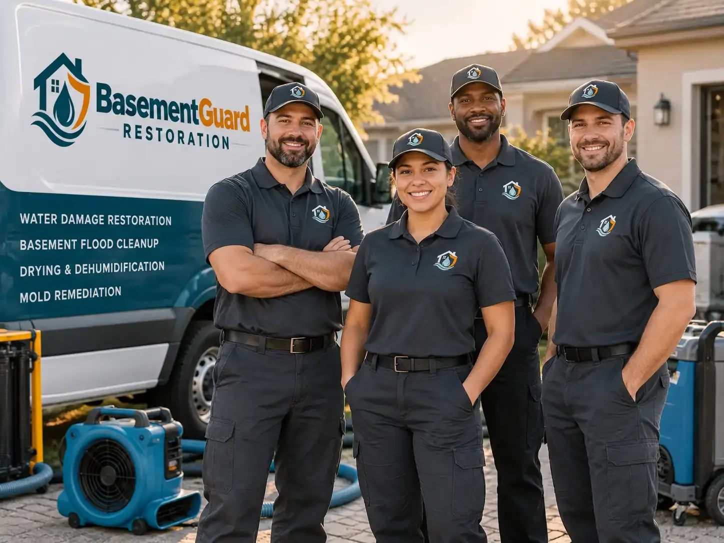 Basement Water Damage Restoration company in Kasbeer, IL